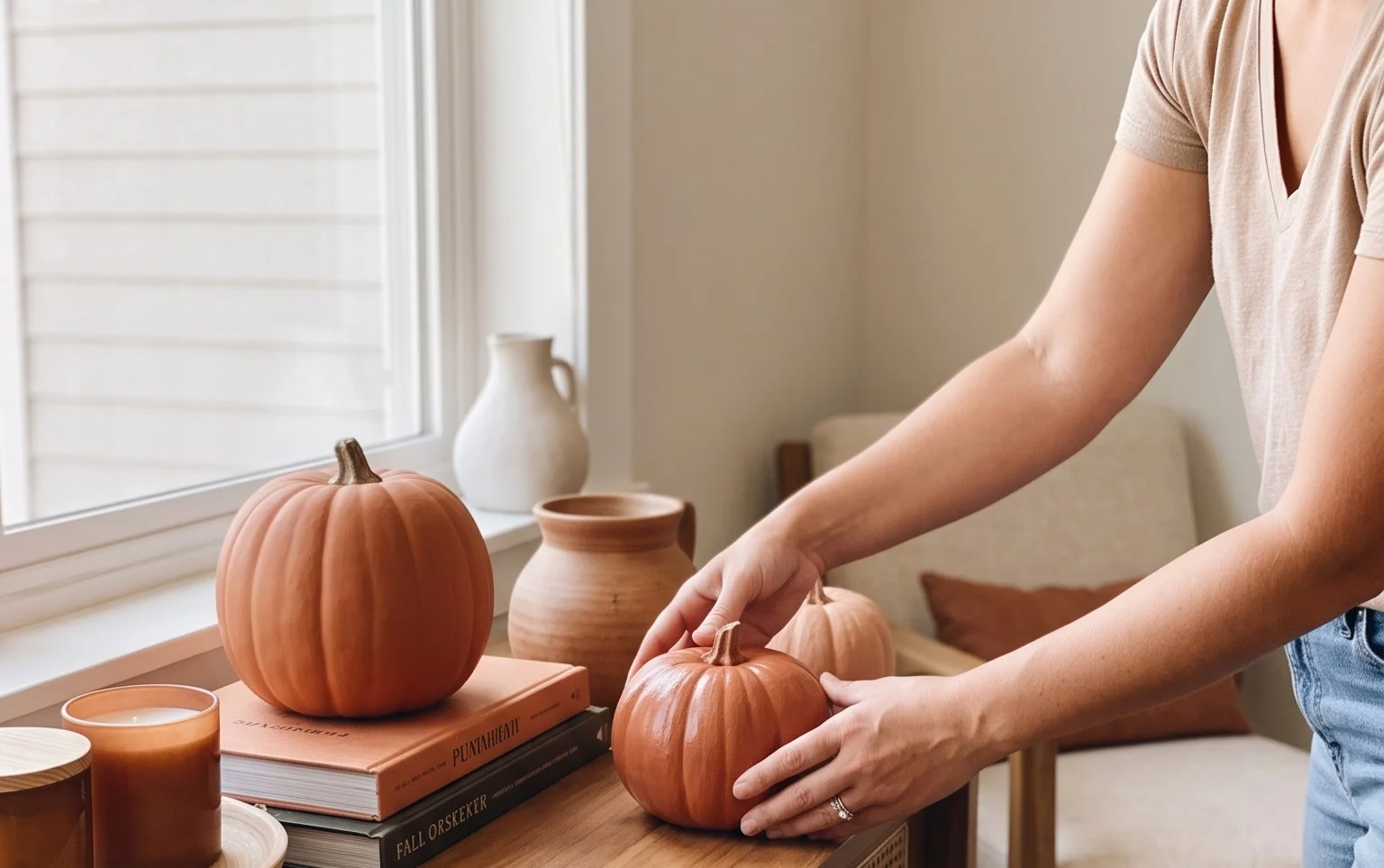 Terracotta Pumpkin DIY Tutorial
