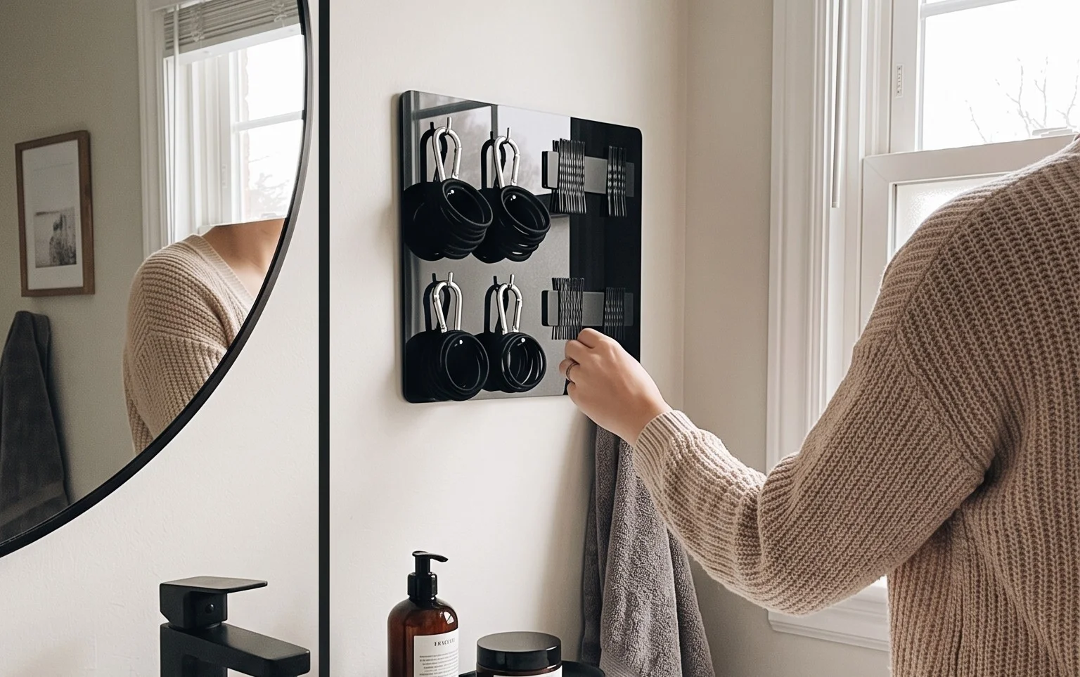 DIY Hair Tie Organiser